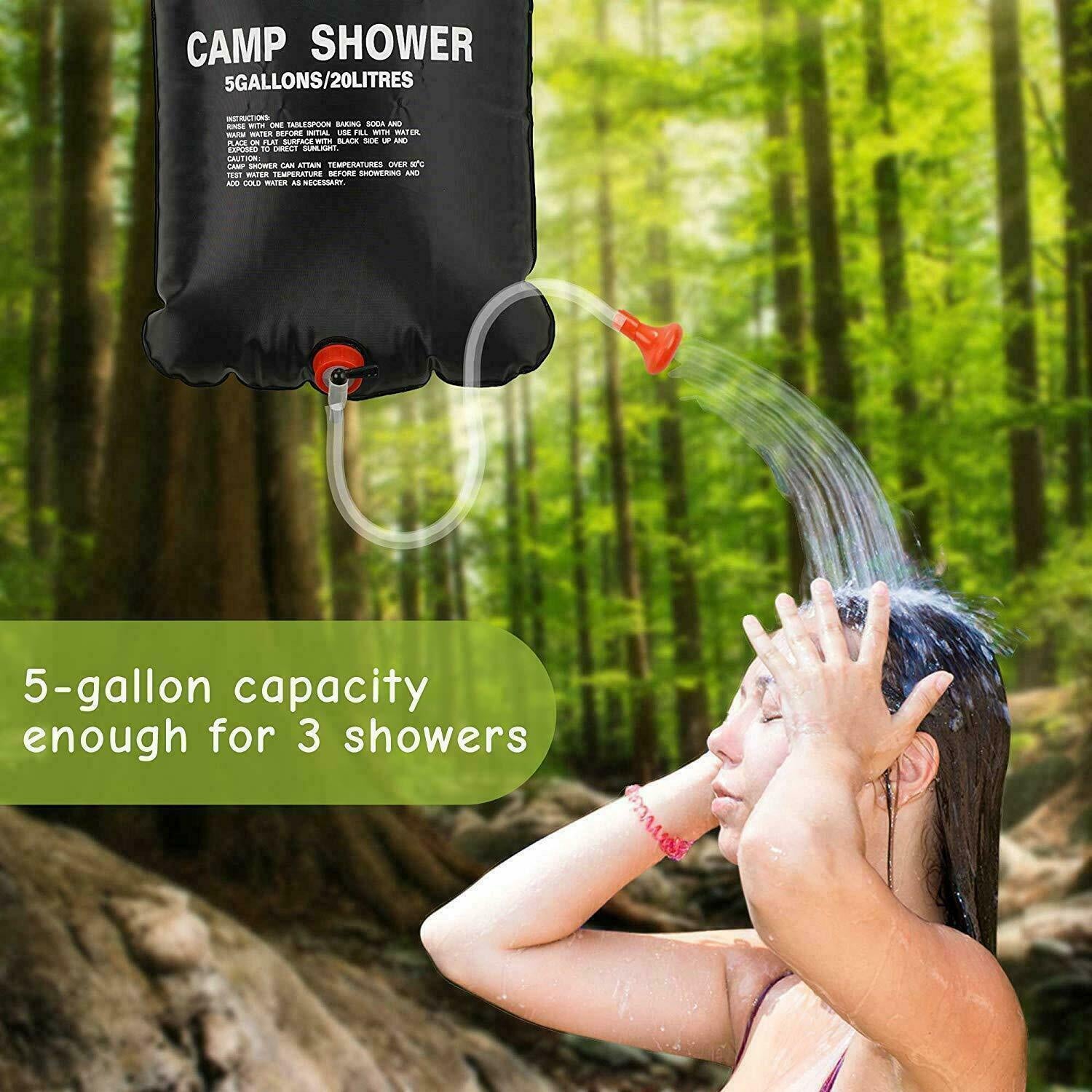 20L Camping Solar Portable Shower 