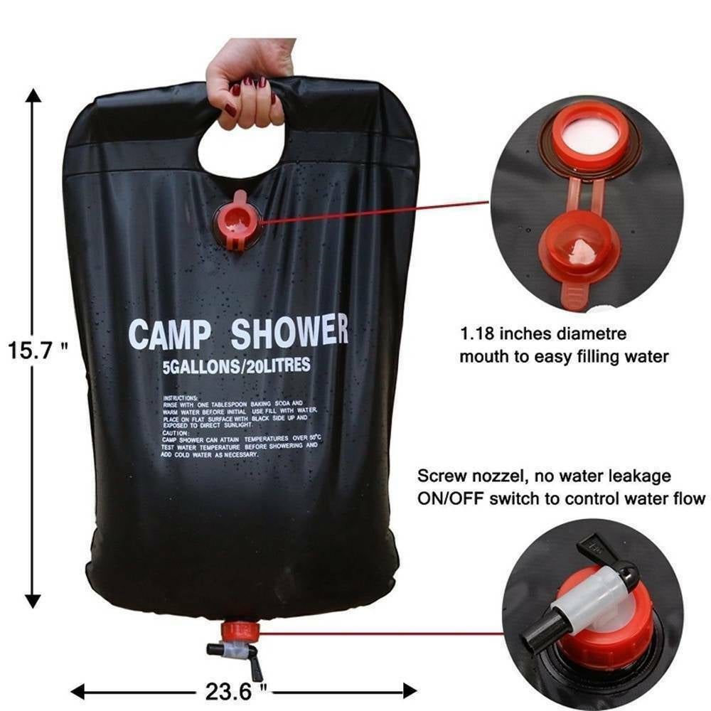 20L Camping Solar Portable Shower 