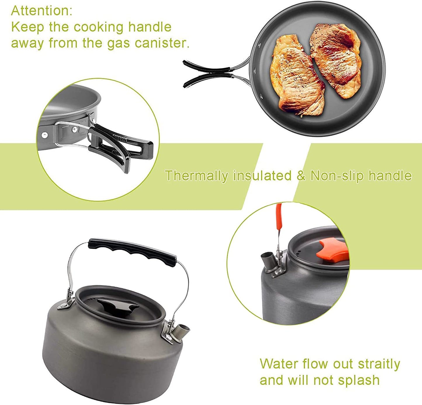 Outdoor camping cookware Set 