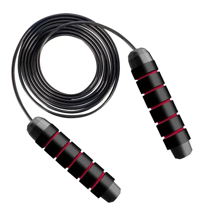 Jump Ropes Tangle-Free Rapid Speed Jumping Rope Cable with Ball Bearings Steel Skipping Rope Gym Fitness Home Exercise Slim Body