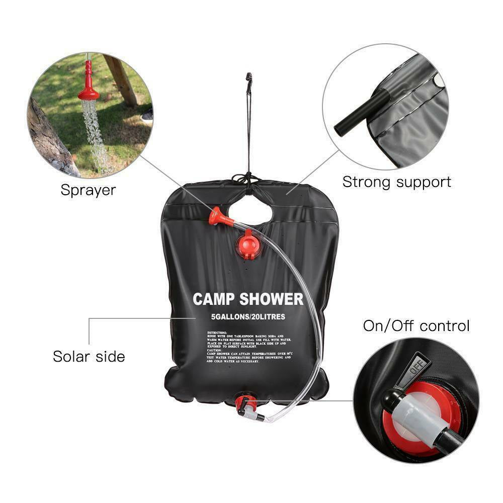 20L Camping Solar Portable Shower 